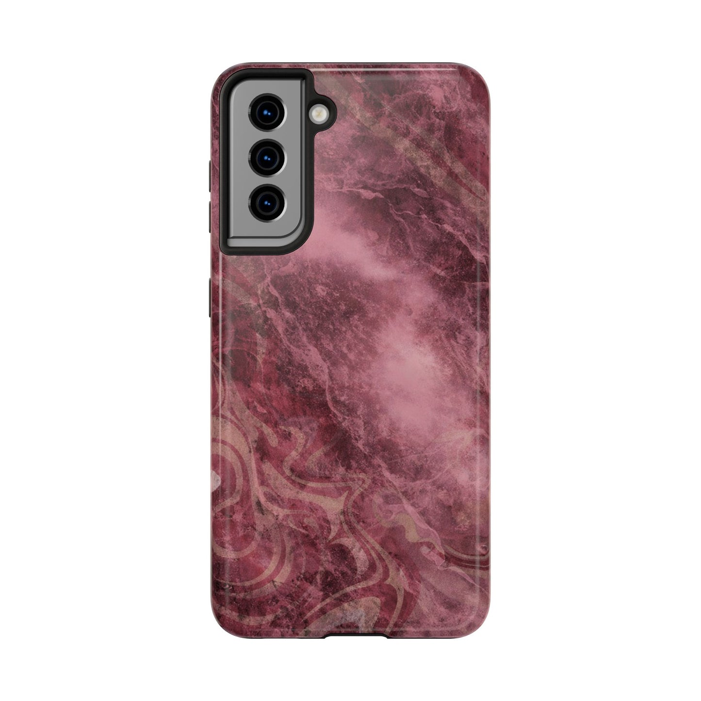 Marble Magenta - Protective Phone Case