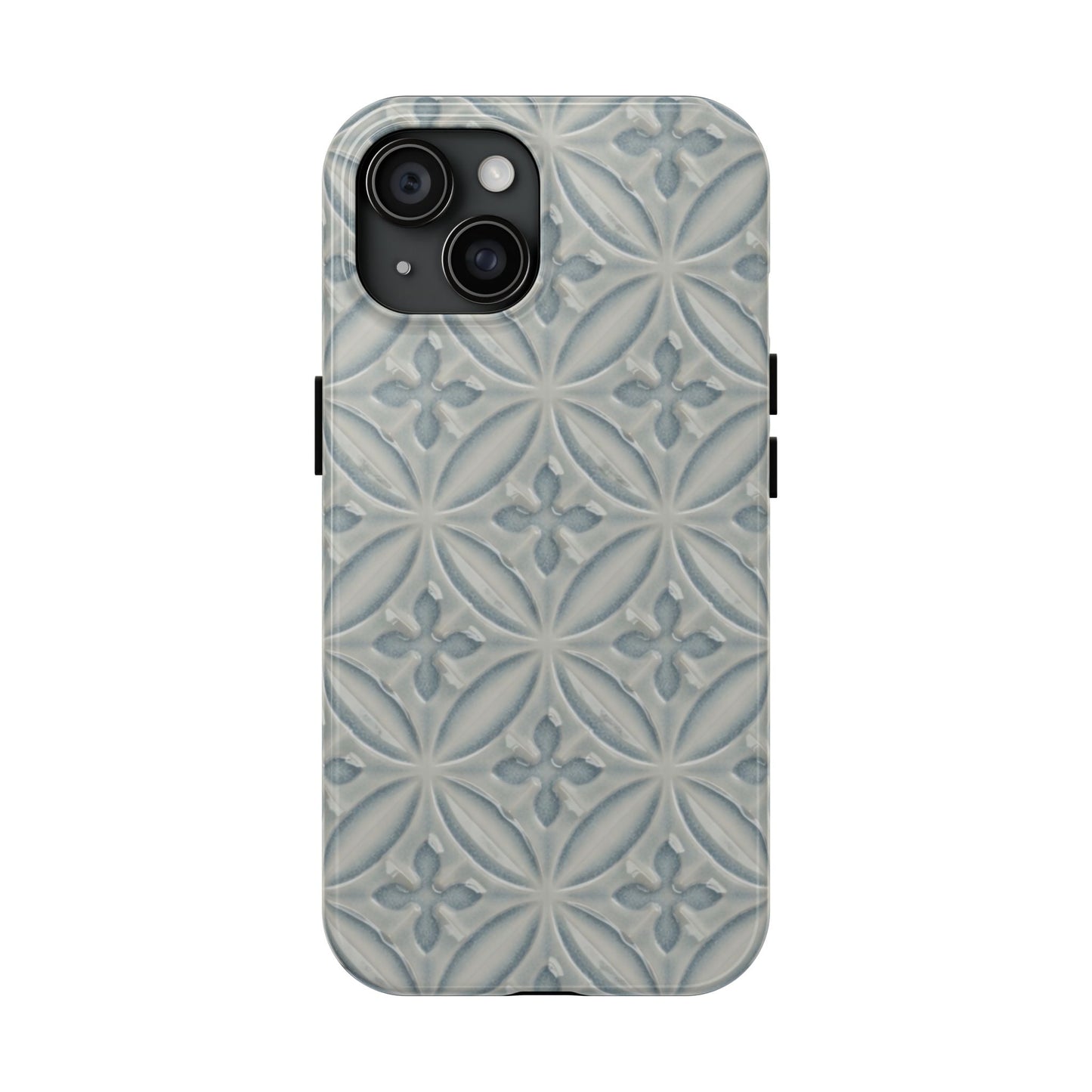 Vintage Blue Tile - Protective Phone Case