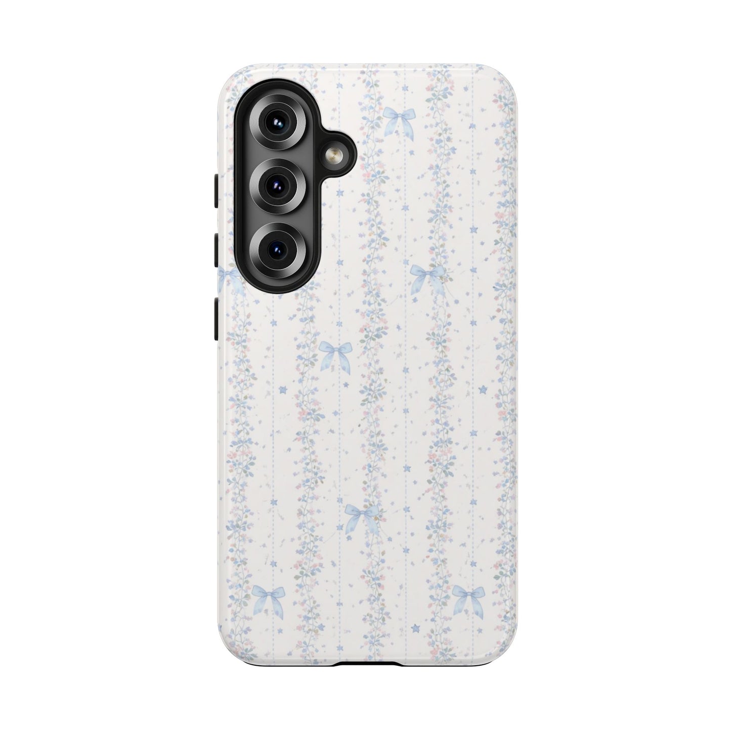 Bows and Stripes - Protective Phone Case