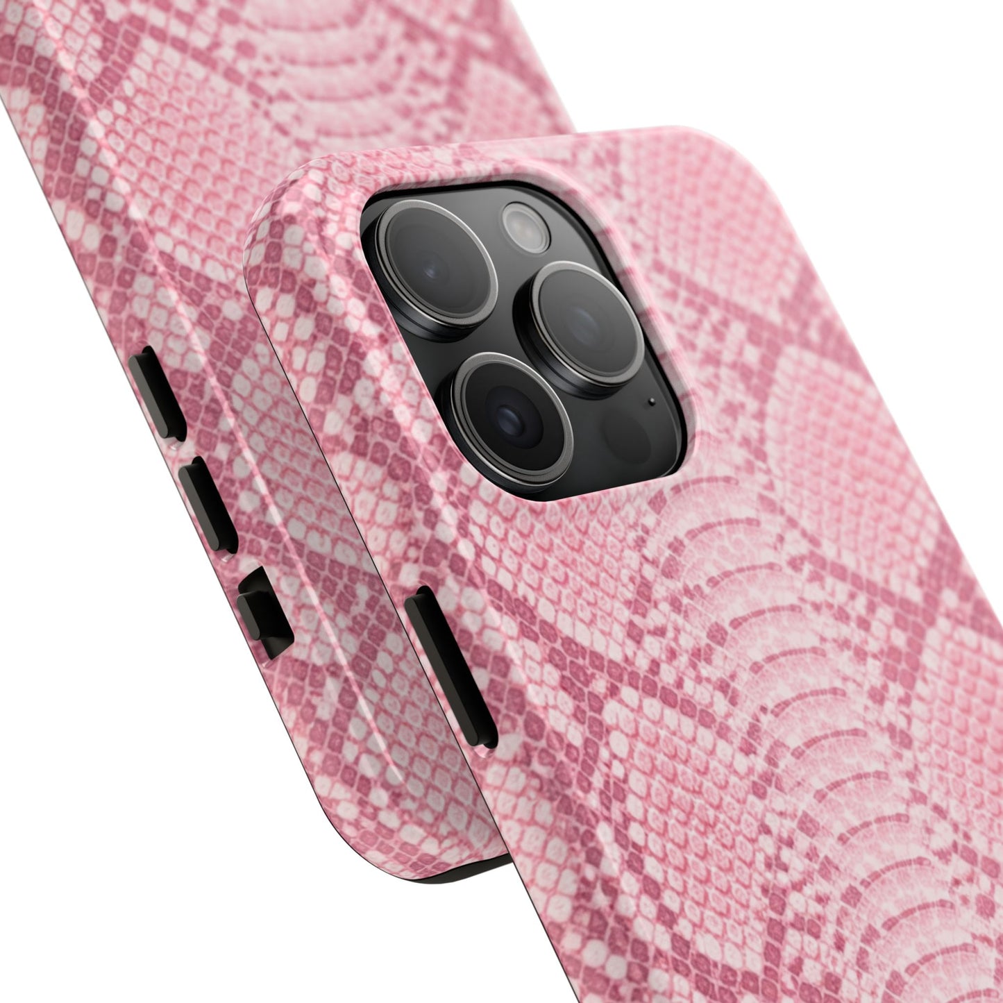 Pink Snake Skin - Protective Phone Case