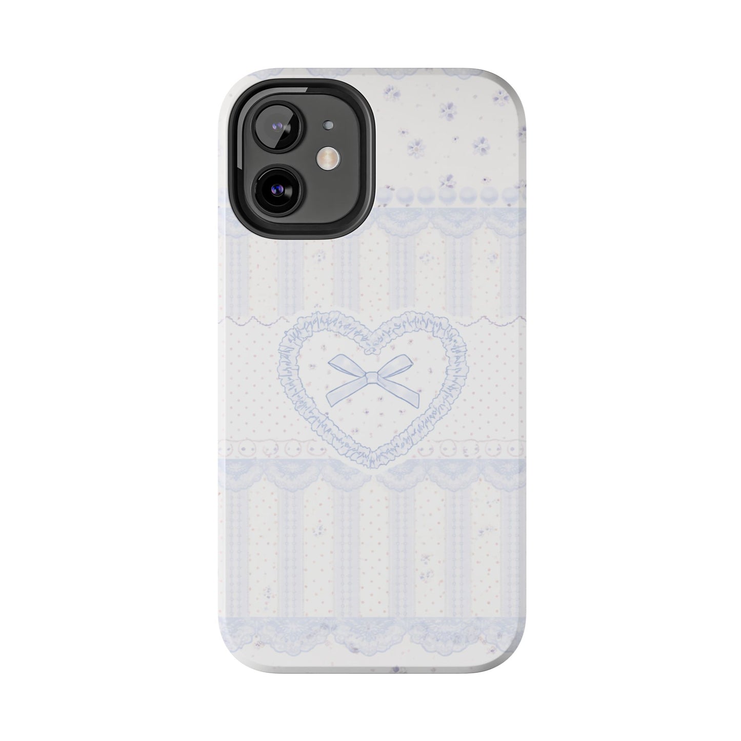 Coquette Blue Lace - Protective Phone Case