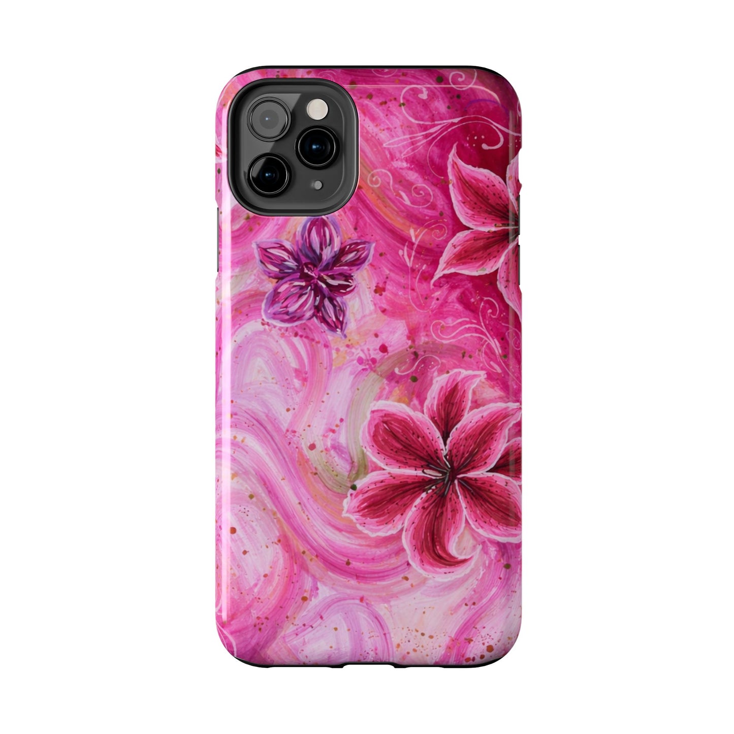 Watercolor Hibiscus - Protective Phone Case