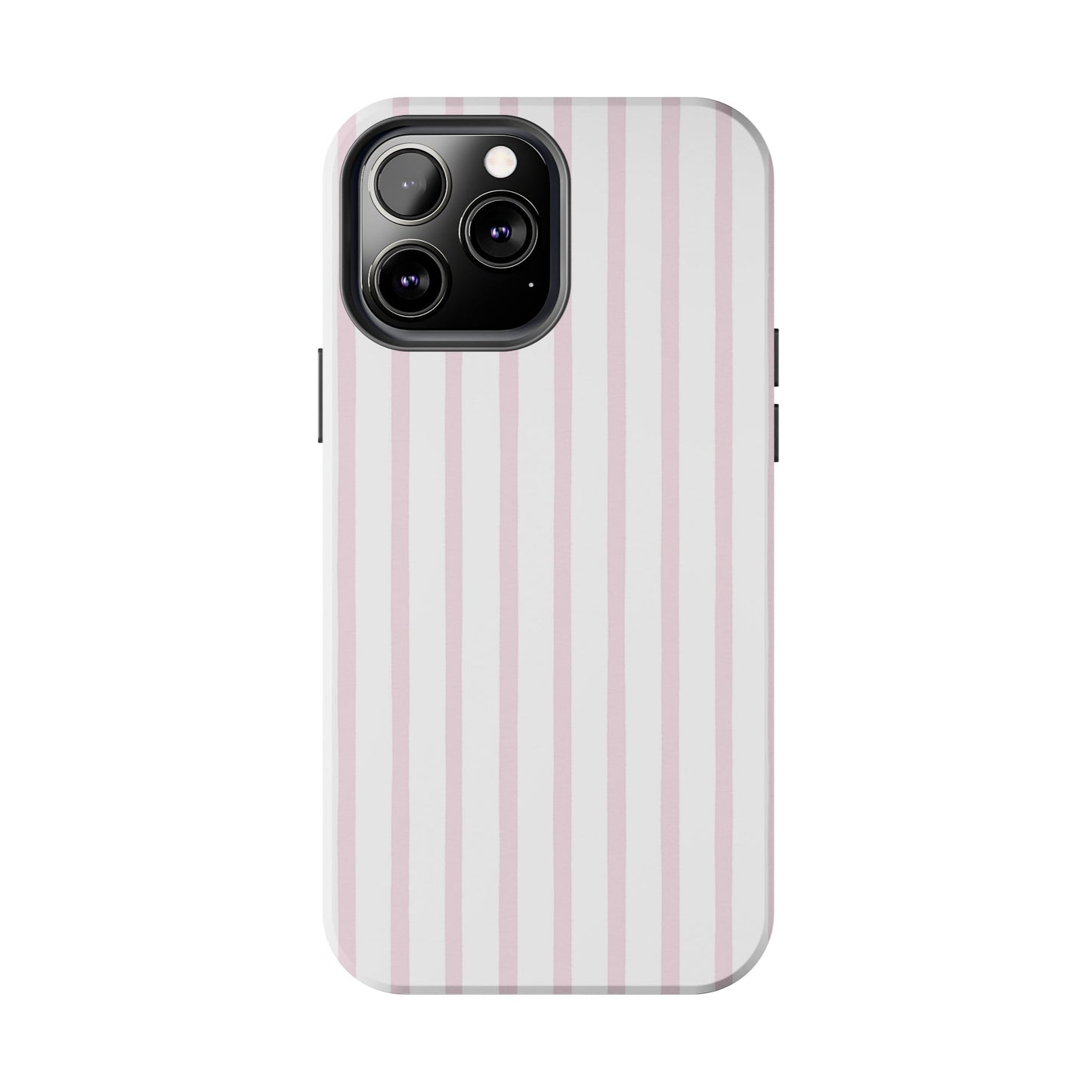 Pink Vertical Stripes - Protective Phone Case