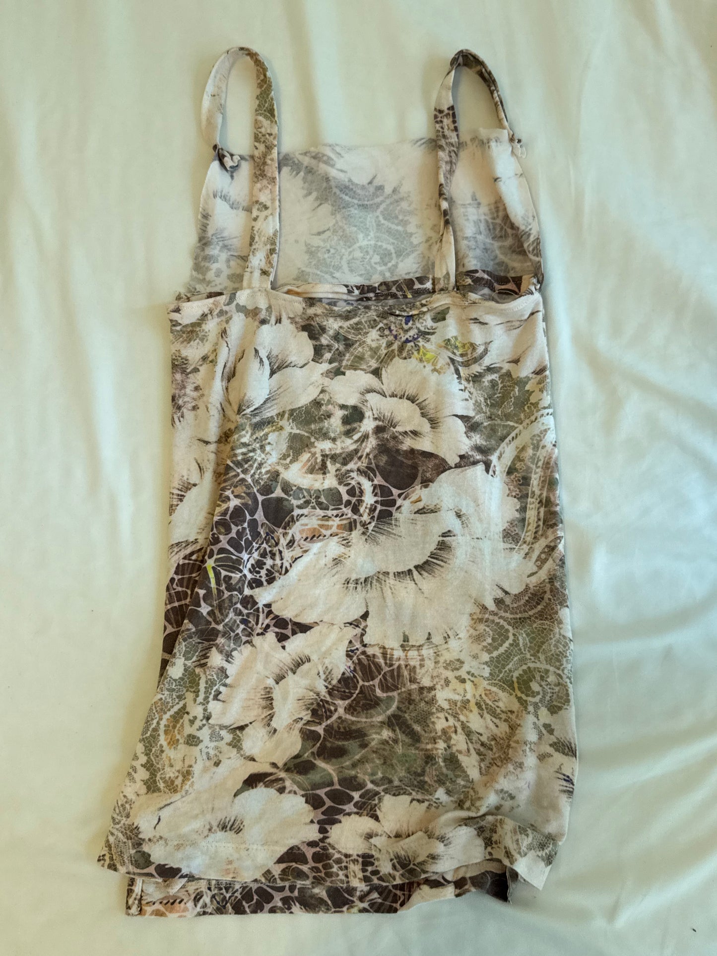 Floral Beige Cami Top