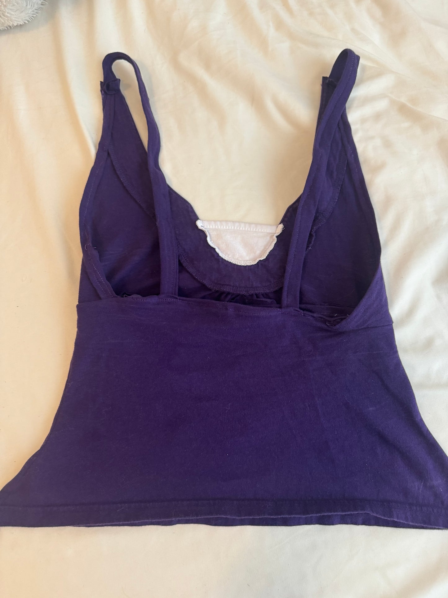 Purple Top with Embroidery