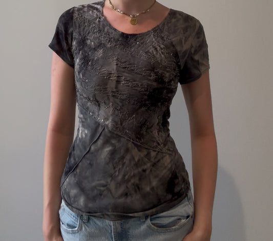 Black Top with Sequins