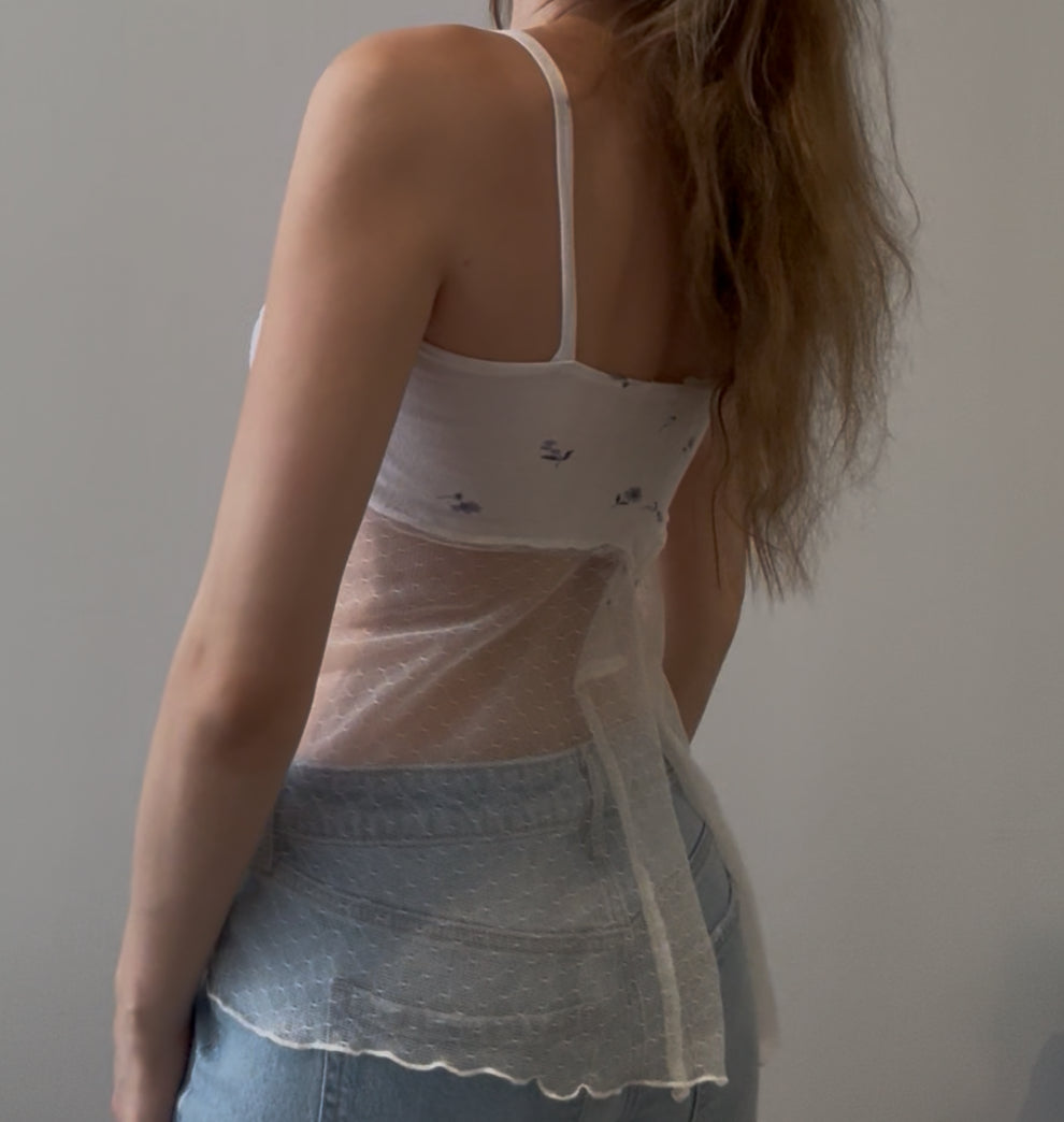 Floral and Lace Fairy Top