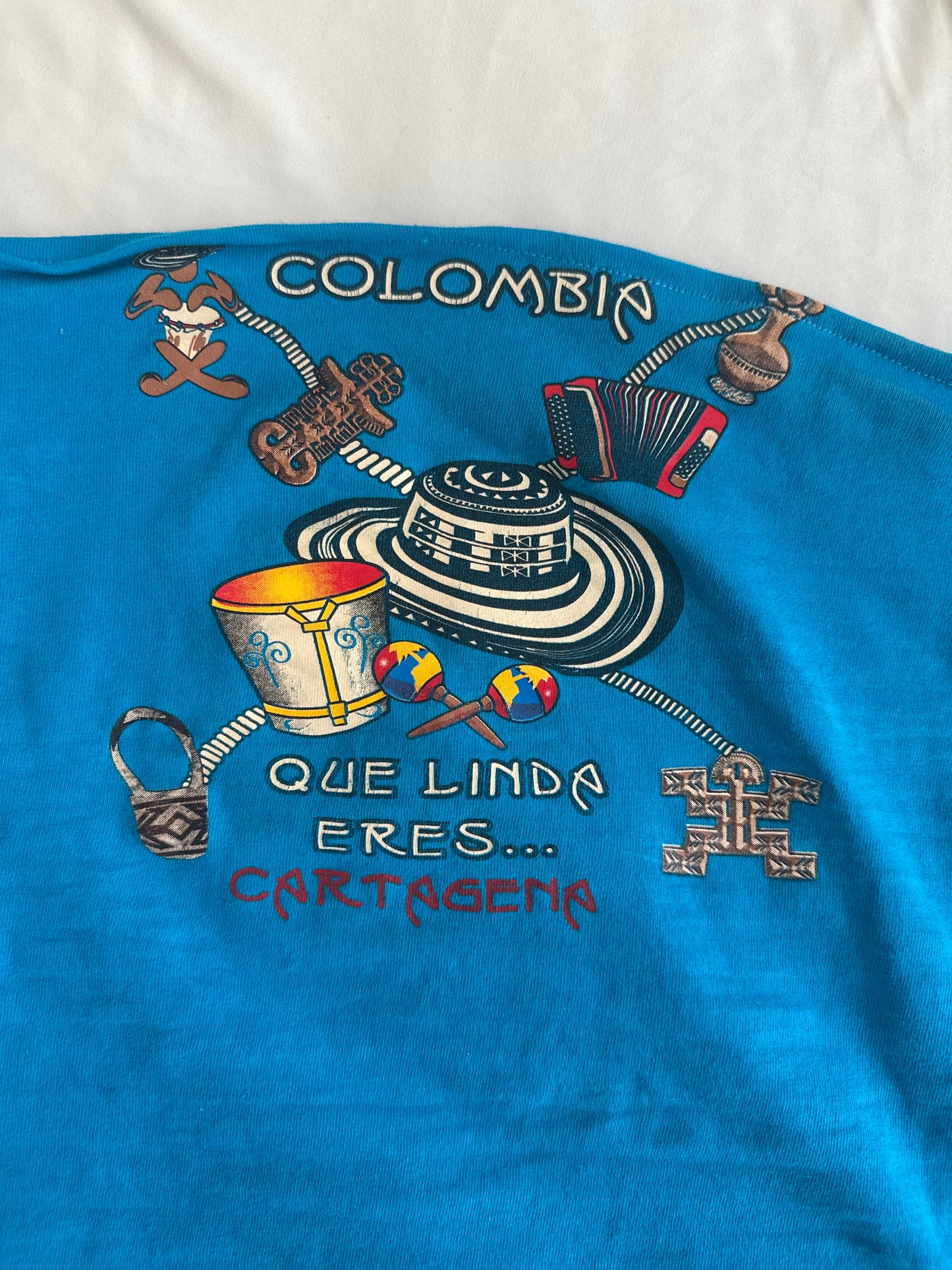 Blue Colombia Tube Top