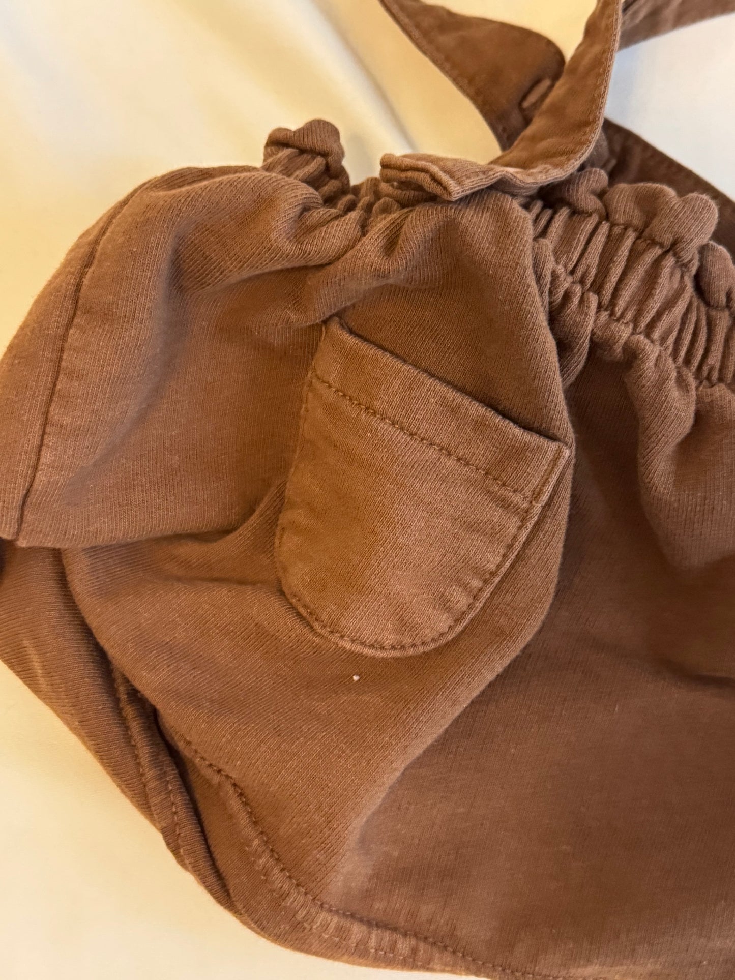 Y2K Brown Bag with Pockets