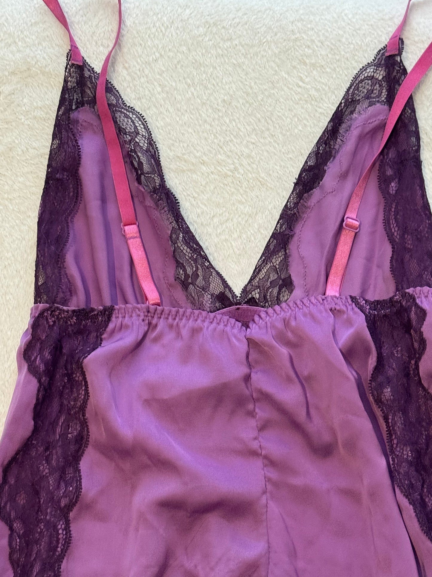 Purple Lace Top with Bow