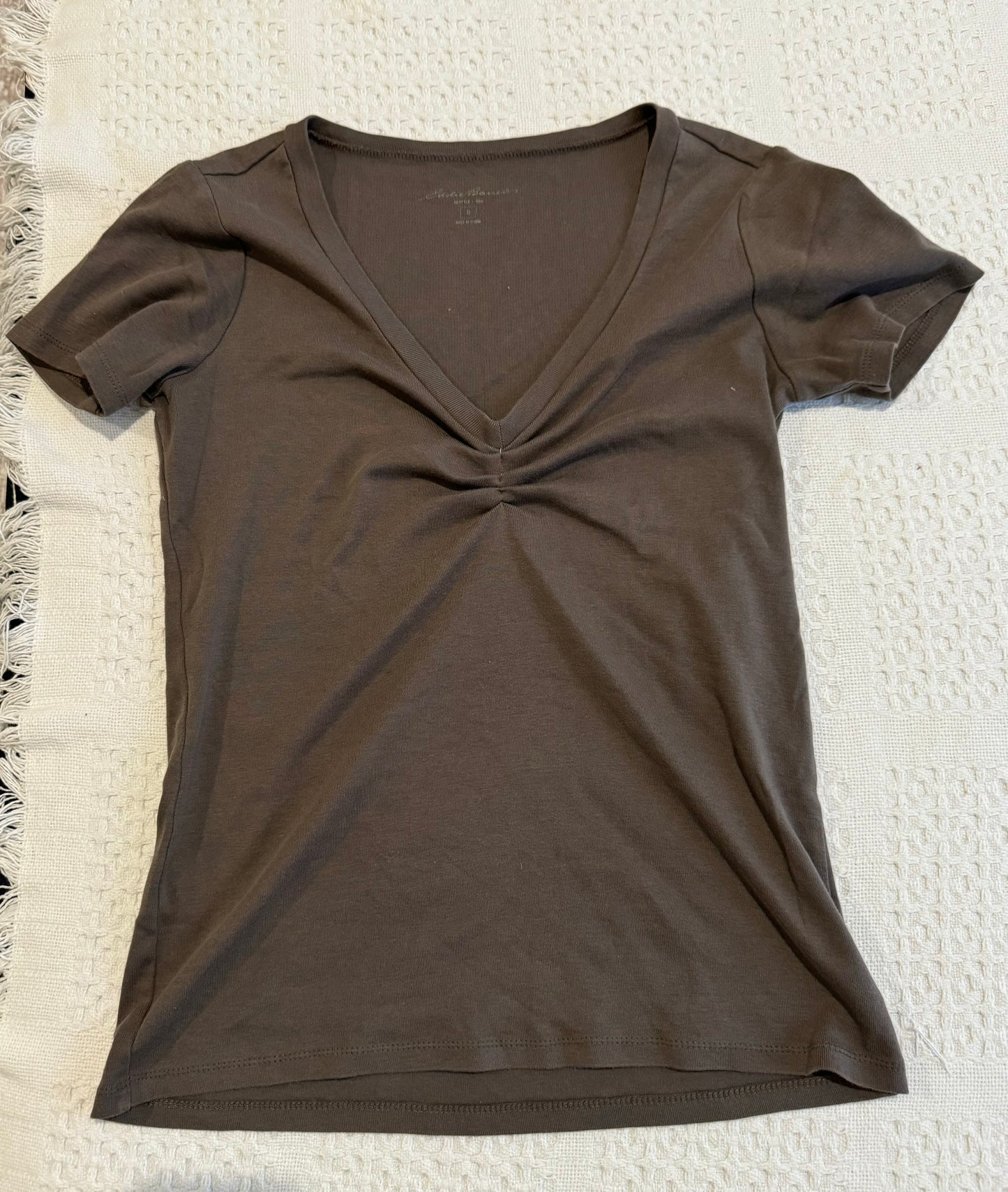 Coquette Brown Top