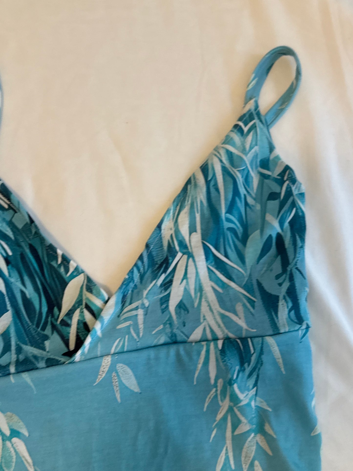Teal Floral Cami Top