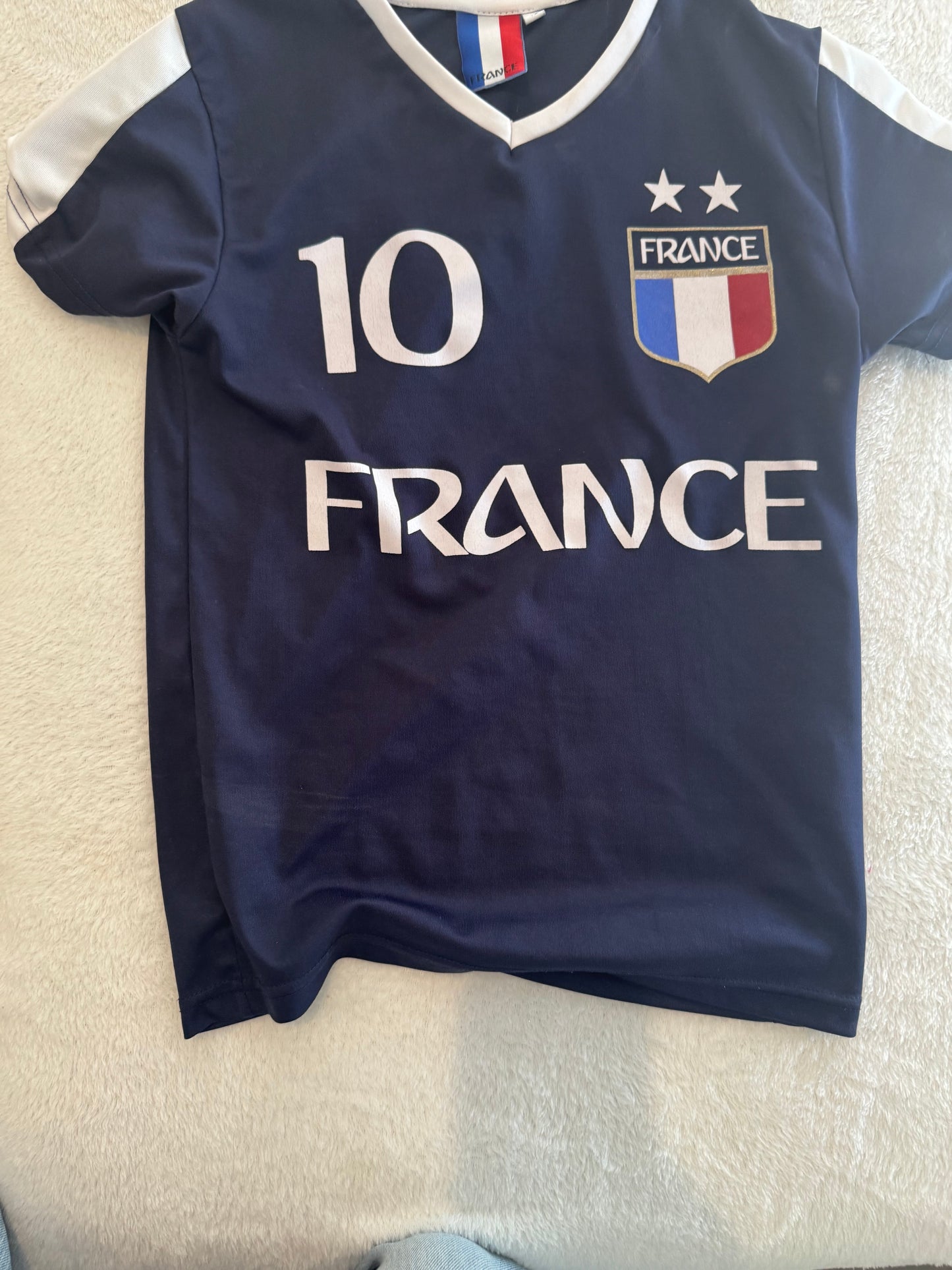 Adorable Blue France Baby Tee