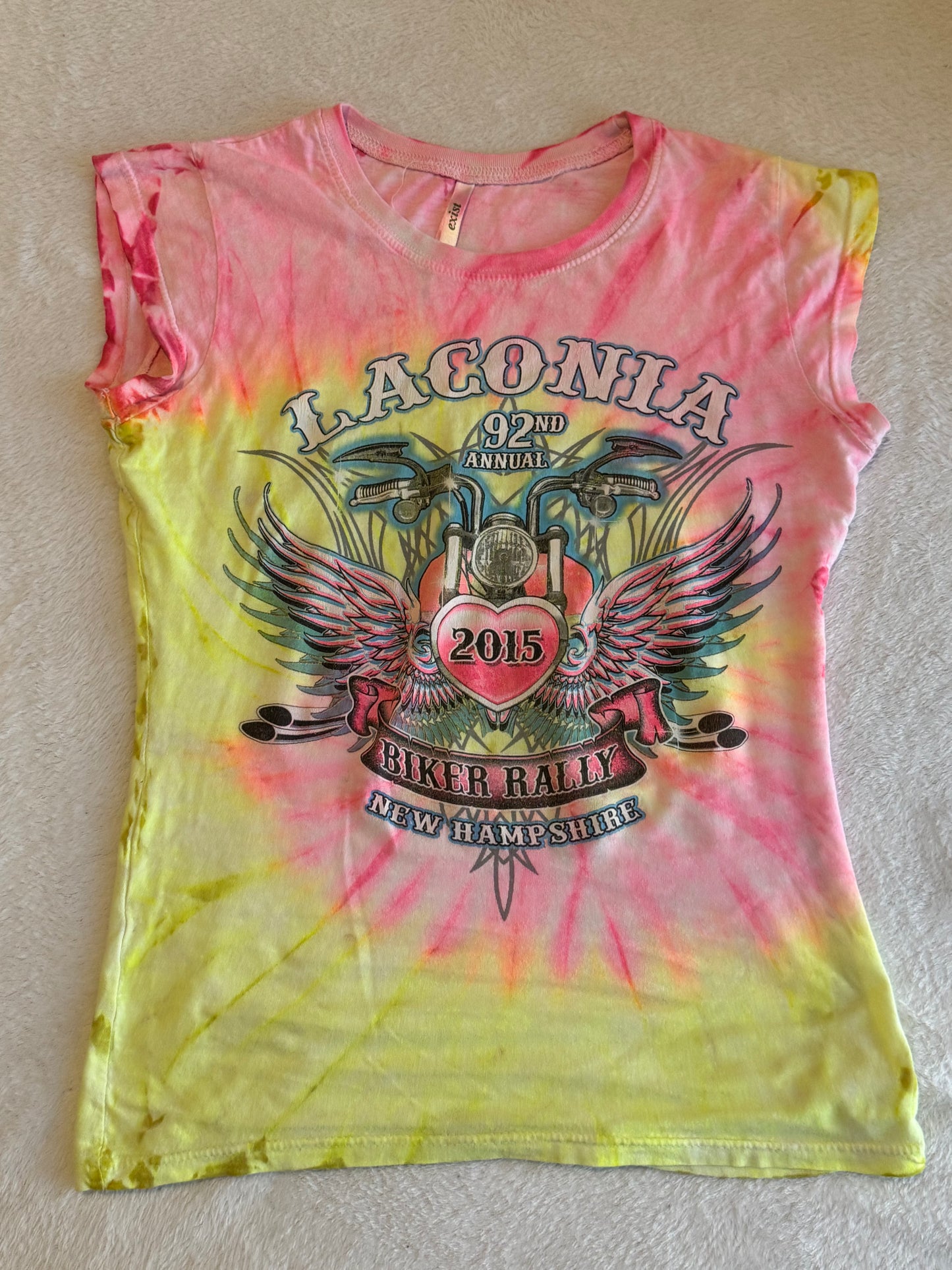 Tie Dye Biker Baby Tee