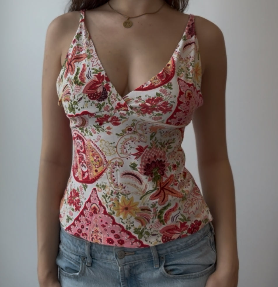 Multicolor Cami with Unique Design