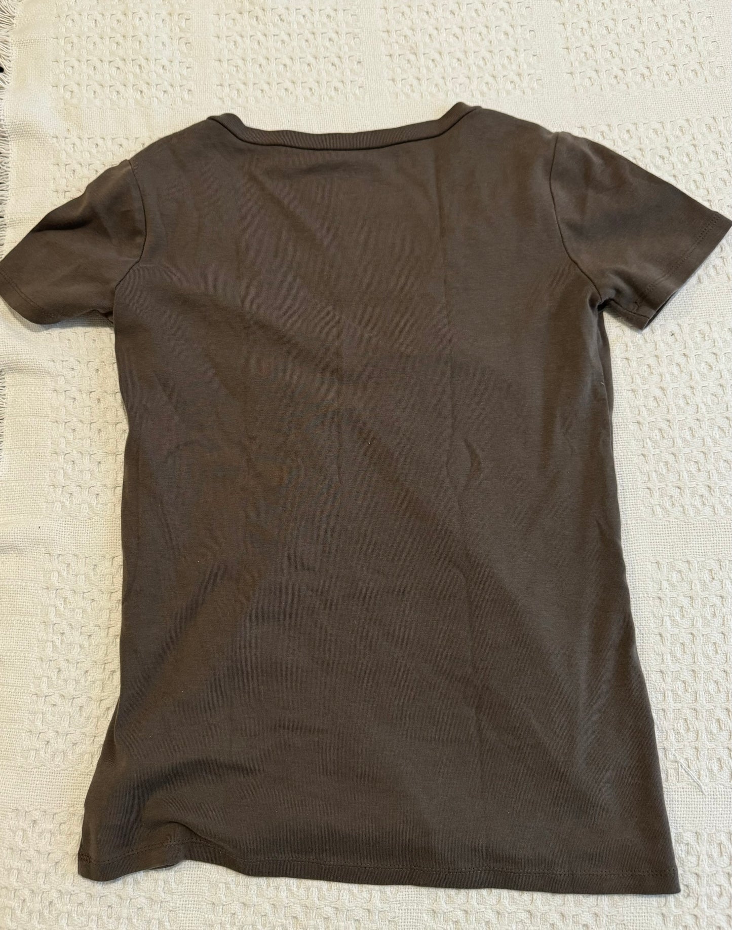 Coquette Brown Top