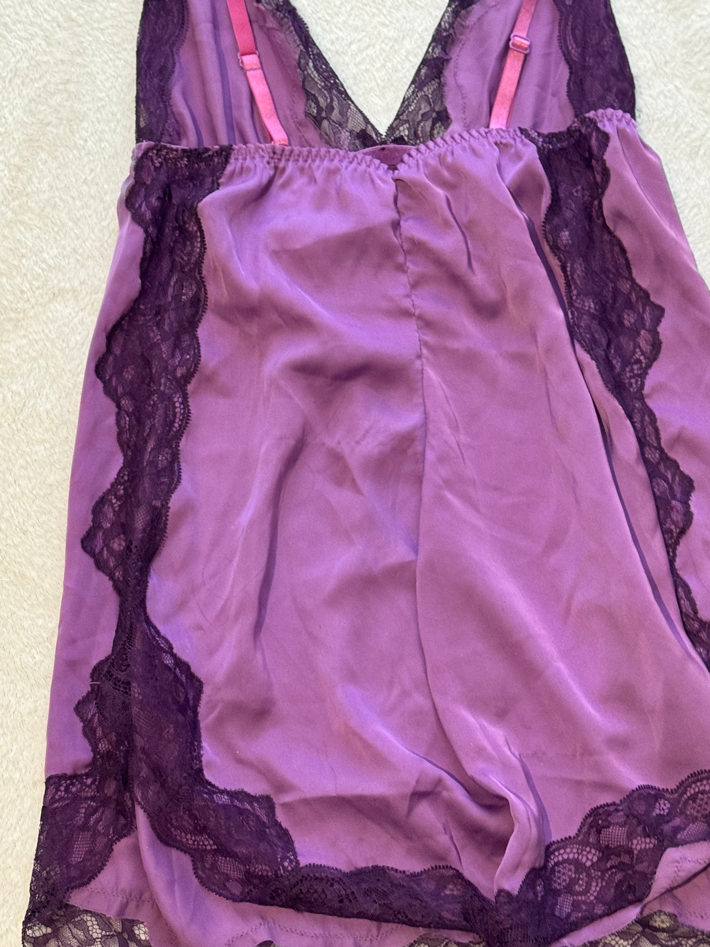 Purple Lace Top with Bow
