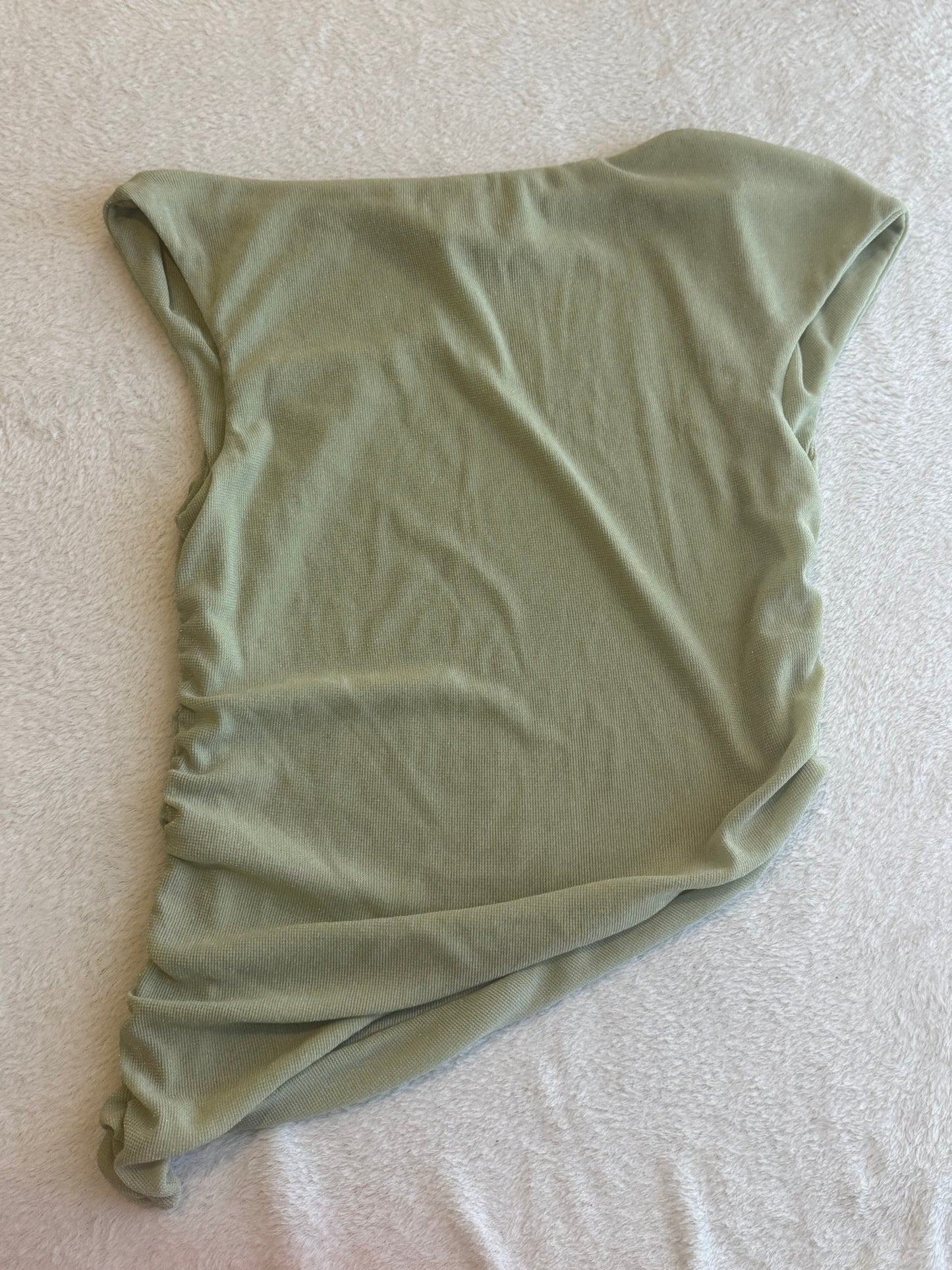 Pretty Green Top with Ruching